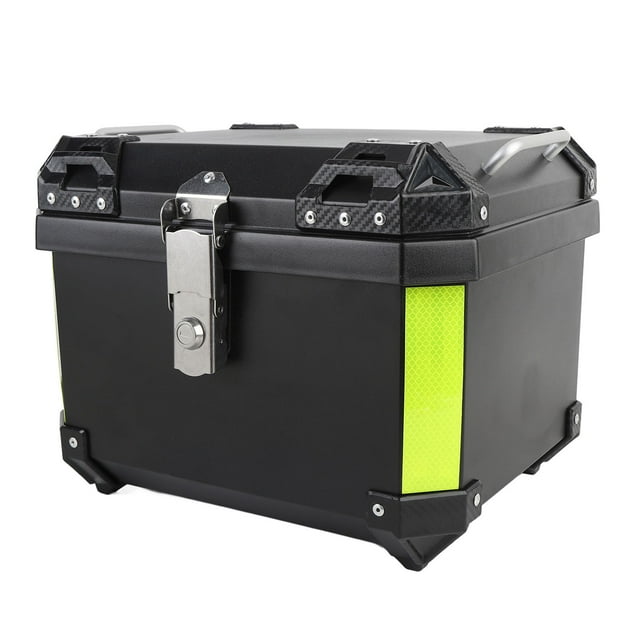 Caja Trasera Para Motocicleta, Fuerte Capacidad De Carga, Impermeabilización, 45 L, Forro Absorbente De Golpes, Caja Superior Para Motocicleta ABS Para Guantes