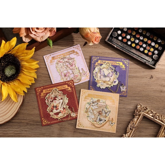 Metal Butterfly Bookmarks for Women - 4 Pieces Unique Cute Page Holder Book Marks for Teachers Students Teen Girl Gifts Book Reading Lovers Writers, Book Markers for School Office Home Supplies