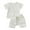 White, variant on NOLDARES Newborn Baby Girl Clothes Set Short Sleeve Letter Tops Casual Toddler Shorts Set Infant Girl Summer Outfit(Dark Blue,3-6 Months)