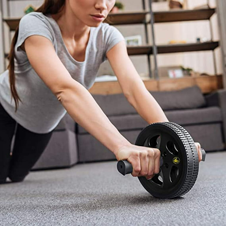 Body Solid Tools Ab Roller Wheel for Abdominal Workout Exercises Oblique Plank Core Stregthening Black Walmart