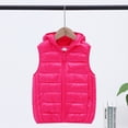 thumbnail image 3 of Kkkded Kids Toddler Girls Boys Puffer Vest Sleeveless Jacket Waistcoat Outwear for Big Little Girls Boys 4-15T, 3 of 7