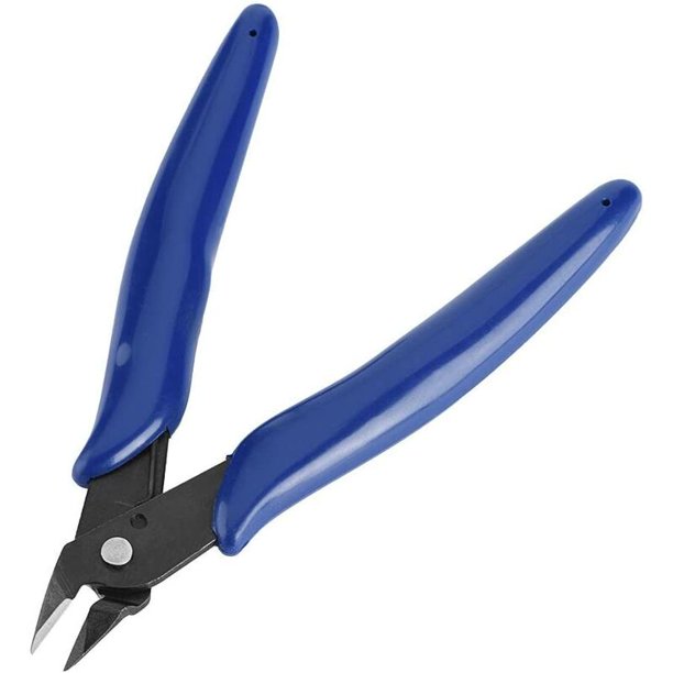 Alicates de corte lateral Tijeras cortadoras de alambre Herramienta de reparación para la industria electrónica, procesamiento de joyas, fabricación de modelos esquí esquí Gafas de esquí