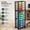 14 Tier, variant on 12 Tier Rolling File Cart with Sliding Trays, Metal Mesh Desk Organizer for Paper and Letter Storage, Multipurpose Mobile Office and Home File Organizer, Black