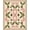 Green, Pattern 4, variant on ODIKA 8'x10' Washable Area Rug Pink Green Geometric Floral Design Modern Abstract Shapes with Botanical Motifs for Dining Room, Large Office, Lounge, Non-Slip Chair-Friendly Mat