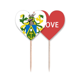 thumbnail image 1 of Islas Pitcairn Oceania National Emblem Palillos de dientes bandera etiqueta de amor selección de pastelitos, 1 of 4