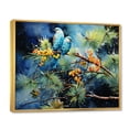 thumbnail image 2 of Designart "Green Pine Tree modern Evergreens" Animals Floater Framed Canvas Art Print, 2 of 7