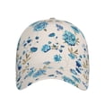 thumbnail image 2 of Daiia Rose Flowers print Baseball Cap Men Women Golf Dad Hat Adjustable Original Classic Low Profile Hat Unconstructed Plain Cap, 2 of 9
