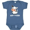 thumbnail image 3 of Inktastic New to the Herd Cute Cow Boys or Girls Baby Bodysuit, 3 of 5