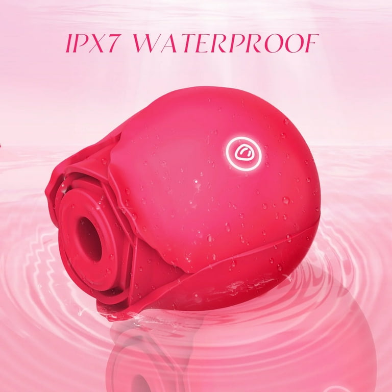 Rose Toy for Woman,Vibrator and Adult Toys with 10 Sucking Vibrating  Stimulator for Women Couples Red