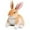 G, variant on ZJNGJC Bunny Doll Pillow Sofa Valentine Soft Toy for Bedroom Living Room Kids Cute Rabbit Stuffed Animal Hugging Companion G