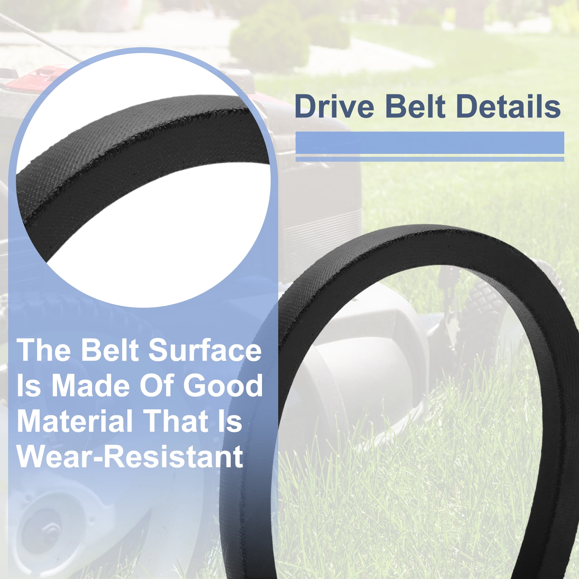 Unique Bargains No.07200921 Lawn Mower Deck Belt for Ariens Ikon 52
