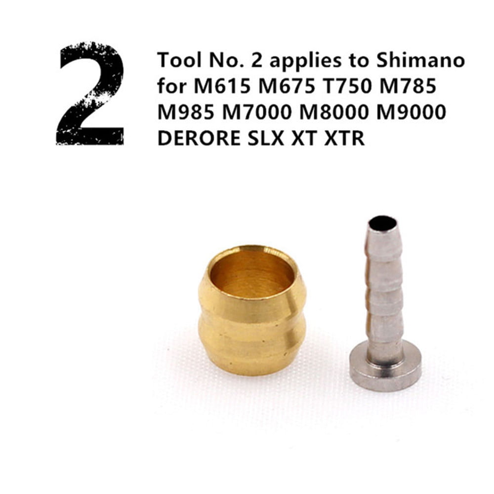 4 Pair Olive & Insert Connector For Shimano MTB BH59 Disc Brake Hose 