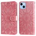 thumbnail image 1 of Funda tipo cartera GANGXUN para iPhone 14 Plus , diseño girasol, cuero PU, soporte, cierre magnético, tarjetero, 1 of 5