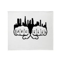 CafePress - Los Angeles Throw Blanket - Soft Fleece Throw Blanket, 50"x60" for All Ages