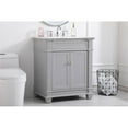 thumbnail image 2 of Elegant Kitchen and Bath 30 inch Single Bathroom Vanity set in Grey, 2 of 8
