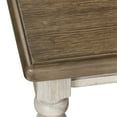 thumbnail image 3 of Pemberly Row Banc à Manger Contemporain en Bois en Blanc Cassé, 3 of 8