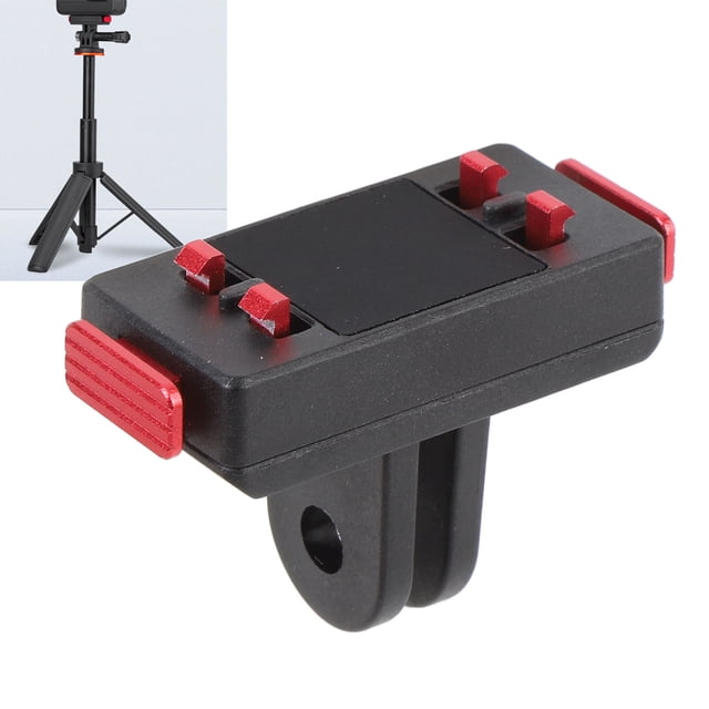 Magnetic Adapter Extension Holder, Aluminum Alloy Quick Release Mount Portable Compact Anti Shake Wide Compatibility for Action Camera