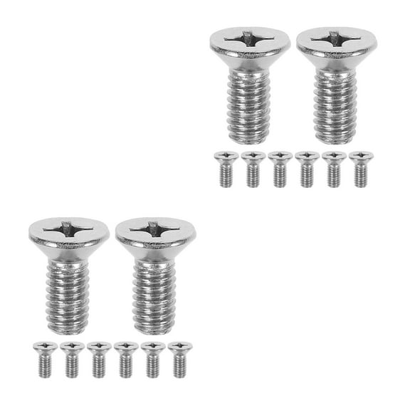 Hemoton 16 pcs  Stainless Steel Car Brake Disc Rotor Screws 93600-06014-0H Stainless-steel Retaining Screws Brake Disc Screws Brake Parts Compatible with Honda