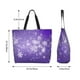 thumbnail image 5 of Easygdp Snowfall Sky White Purple Bolsas Tote para Mujer, Bolsos de Hombro para Viaje, Bolsos de Mano de Gran Capacidad para Compras y Trabajo, 5 of 8