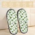 thumbnail image 2 of Fotbe St. Patrick's day Pattern Women's Fuzzy Slippers Plush Slippers Fluffy Winter House Shoes Indoor and Outdoor-Medium, 2 of 8