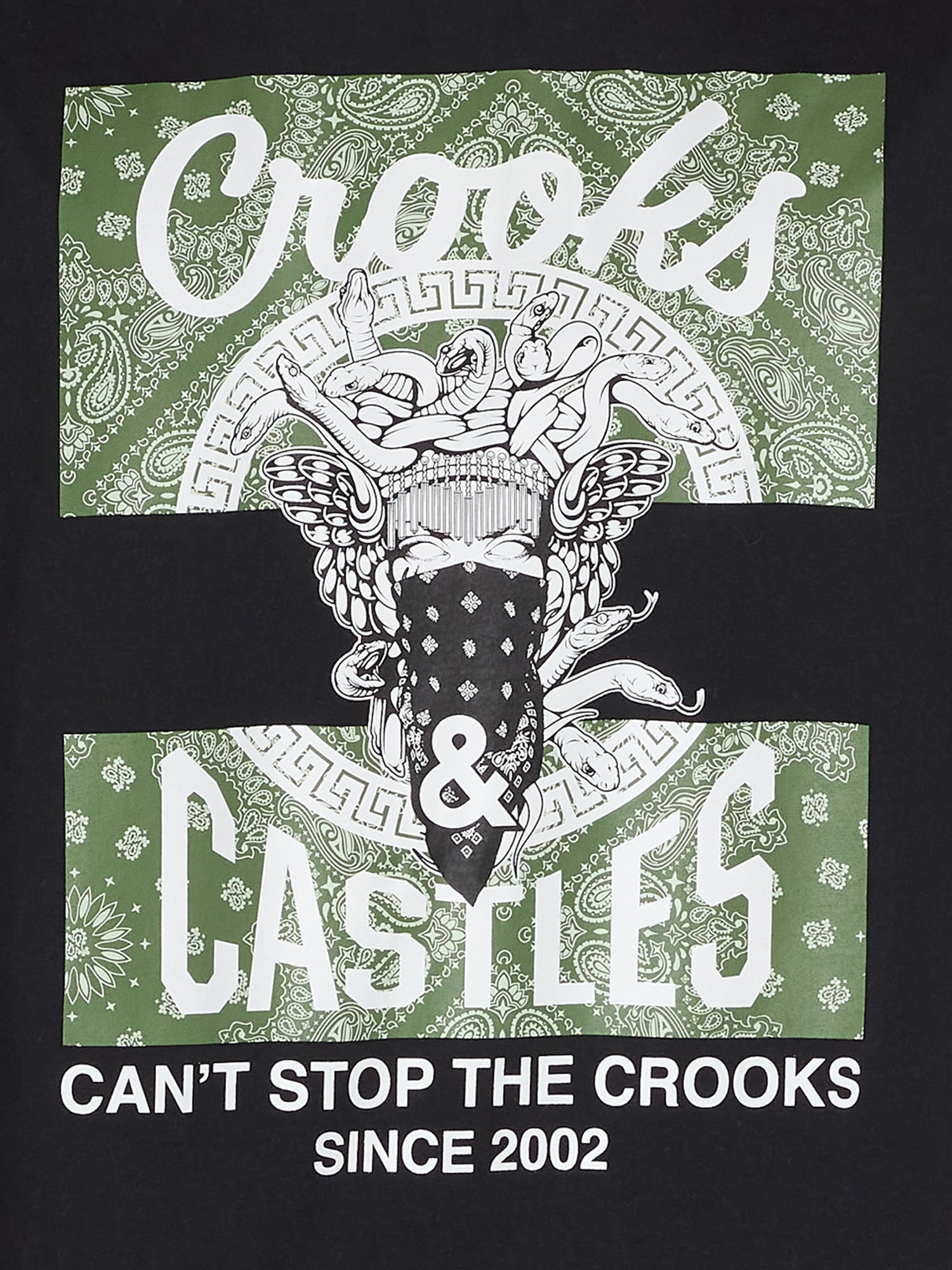 Crooks & Castles Men's Gangster Medusa Graphic Tee, Sizes XS-3XL