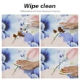 thumbnail image 4 of JEUXUS  Round Waterproof Tablecloth Spill Proof Springtime Fragrance with Bunch of Flowers Round Table Cover Tablecloths Washable Elastic Outdoor Round Watercolor Fits&nbsp;up&nbsp;, 4 of 7