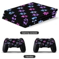 thumbnail image 4 of Pink Blue Purple Galaxy Paw Prints PS4/PS4 Pro/PS4 Slim Skin Sticker For Console And Controller Skins, 4 of 6