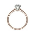 thumbnail image 2 of 1.00 Carat Brilliant Oval Cut Real Diamond Elegant Solitaire Wedding Ring for Women Solid 14K Rose Gold Size 10, 2 of 6
