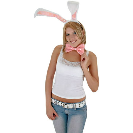 Morris Costumes Womens Bunny Ears Bow Tail Set Wt Halloween Accessory