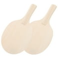 thumbnail image 4 of Pawsdot 2Pcs Table Tennis Training Paddle DIY Wooden Racket for Developing Reflexes and Coordination, 4 of 8