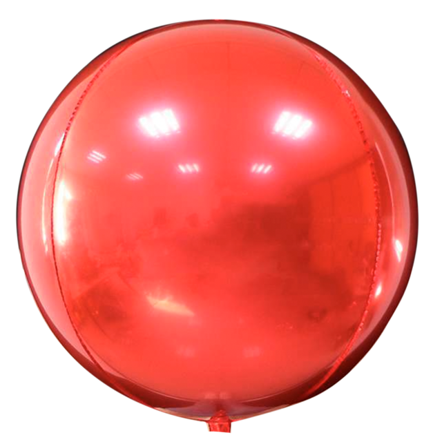BOLA BOLA / Globos 4D Bold (4D006 32" ROJO) Metálicos Set de 30 Piezas Globos metálicos con Acabado de Espejo en Esfera 4D ideal para Cumpleaños DECO PVC 4D006 GLOBO 4D 32" ROJO