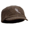 thumbnail image 5 of Rugby Player Running Wool Fashion Fitted Engineer Cap - Brown OSFM, 5 of 5