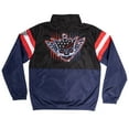 thumbnail image 3 of Men's Black/Navy Cody Rhodes Neon Nightmare Full-Zip Windbreaker Jacket, 3 of 4