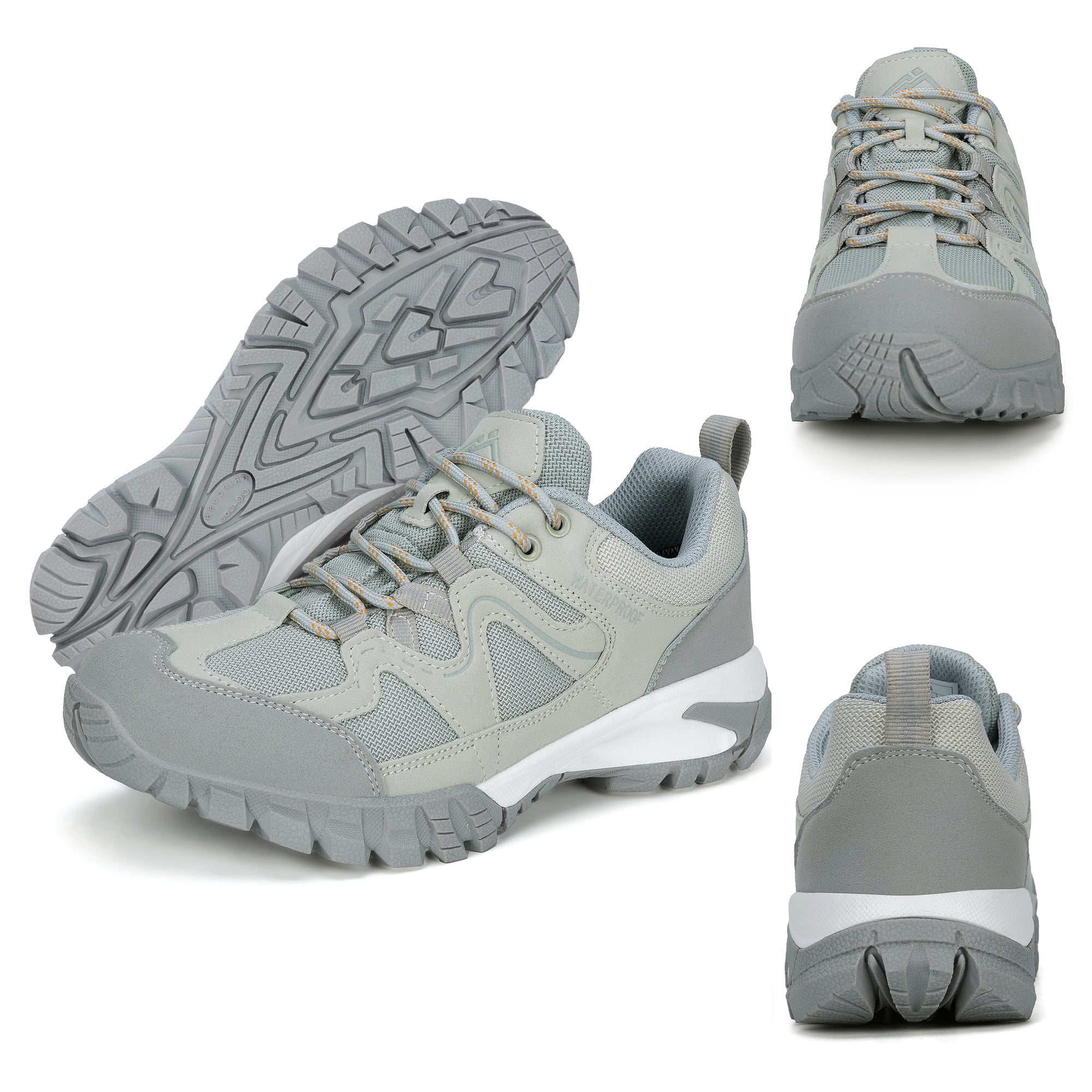 CC-Los Women's Waterproof Hiking Shoes Lightweight Breathable Walking Shoes for Outdoor Climbing Size 5.5-11