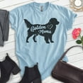 thumbnail image 2 of Golden Mama T-shirt, Unisex Women's Shirt, Golden Retriever Owner, Best Dog Mama Gift, Heather Light Blue, X-Small, 2 of 6