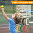 thumbnail image 7 of Uxcell 2-Pack Grip Finishing Tape Racket Wrap Grip Racquet Tapes for Pickleball/Racquetball/Badminton Gray, Green, 7 of 7