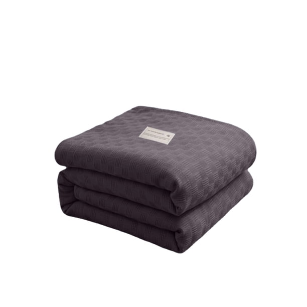 Manta de Cama de Tirado Suave Manta de Cama de Algodón, Manta Caliente de Algodón Doble, Manta de Cama Ligera, Manta Transpirable, Suave Y Cómoda, Apto para Todas las Estaciones