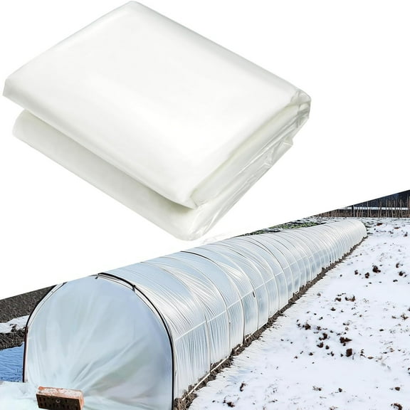 6.56x19.7 ft Greenhouse Plastic Sheeting,Bexikou 3 Mil Thickness Clear Greenhouse Film, UV Resistant Plastic Sheeting Plastic Cover for Outdoor Plant, Garden, Farm, Agriculture