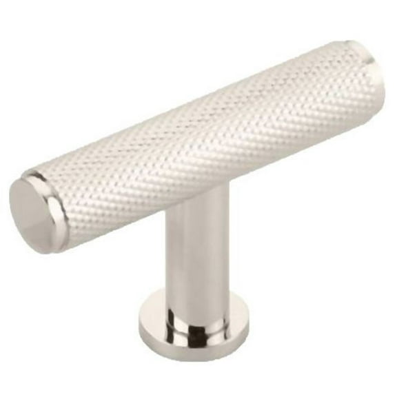 Schaub And Company 5001 Pub House 2" "T" Bar Diamond Knurled Solid Brass Cabinet Knob -