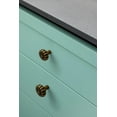 thumbnail image 6 of Goo-Ki 12 Pack Vintage Bloom Antique Brass Cabinet Knobs, Drawer Pulls for Kitchen, Dresser Cabinet Hardware, 1-1/4 Inches Diameter Handles, 6 of 8