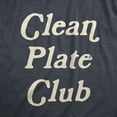 thumbnail image 2 of Mens Clean Plate Club T Shirt Funny Thanksgiving Dinner Lovers Tee for Guys Graphic Tees, 2 of 9