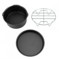 thumbnail image 1 of Multifunctional Fryer Accessories Set, Air Fryer Accessories Parts, Durable 3 In 1 For Roasting Air Frying Keep Warm Kitchen, 1 of 8