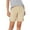 Khaki, variant on WTXUE Womens Shorts, Beach Shorts Womens Comfy Summer Drawstring Elastic Waist Pockets Casual Pants, Short, Olive green
