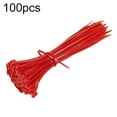 thumbnail image 5 of 100Pcs Self-locking Nylon Plastic Wire Binding Cable Ties Fastener Wraps Strap, 5 of 6