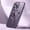 Purple, variant on Dteck MagSafe Compatible Clear Magnetic Case for iPhone 14 Pro Max, Slim Plating Bumper Ultra Transparent Soft Cover with Glass Camera Lens Protector,Purple