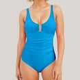 thumbnail image 1 of WILLBEST Traje de Baño Para Mujer Con Pliegues Fruncidos En Forma de U, E y Favorecedor., 1 of 5