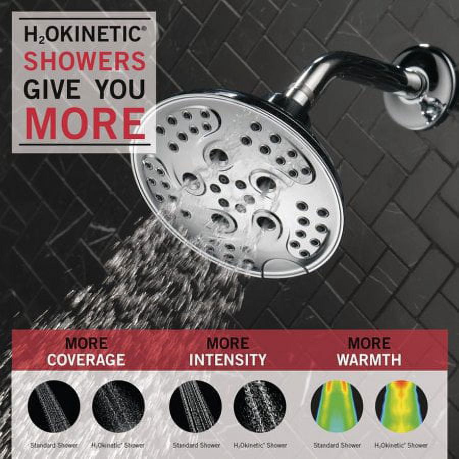 Delta: H2Okinetic 5-Setting Transitional Raincan Shower Head