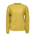 thumbnail image 4 of Sweaters for Women Women's Semi Turtleneck Sweater Long Sleeve Solid Color Pullover With A Base Shirt Autumn And Winter Warm Sweater Hoodies, 4 of 4