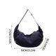 thumbnail image 3 of YiJuHui Women's Crossbody Bag Shoulder Bag, Nylon Crescent Purse with Pleated Tassel, Large Capacity Commute Work Bag, Lightweight Handbag for Women, Everyday Casual Office Travel Shopping Tote, 3 of 6