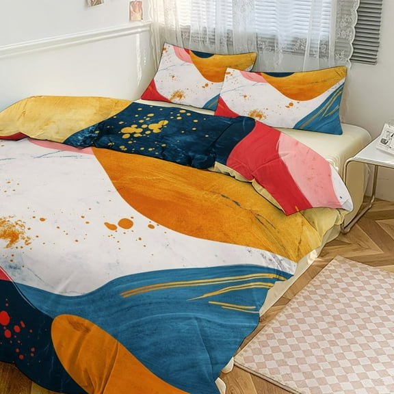 Colorful Marble (52) 3D Duvet Cover Set Quilt Cover Theme of for Bedroom Decoration